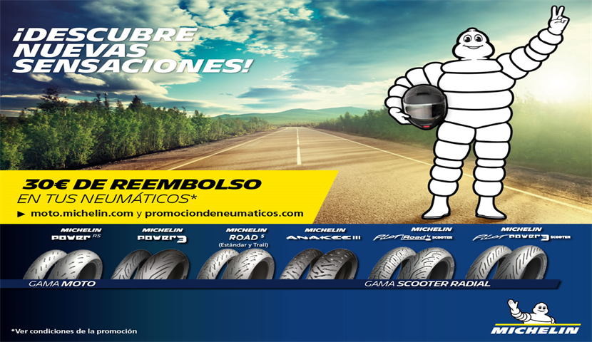 PROMOCIÓ MOTO MICHELIN 30€